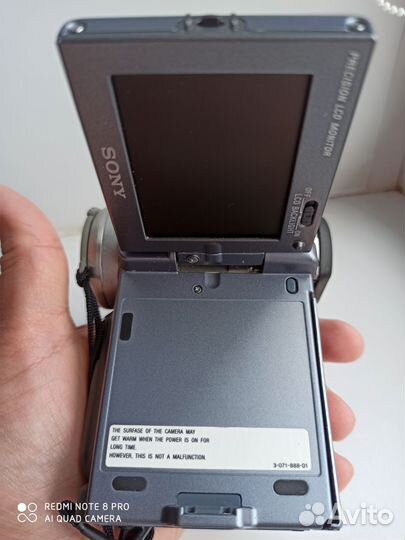 Видео камера sony handycam dcr-ip5e