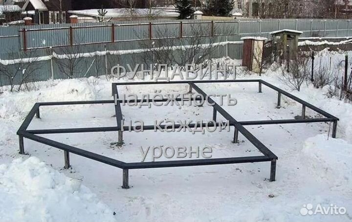 Монтаж винтовых свай