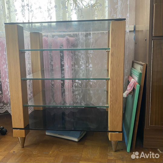 Стол, Стеклянная тумба