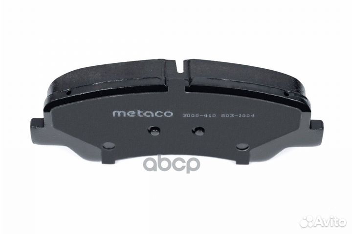 Колодки тормозные передние к-кт 3000-410 metaco