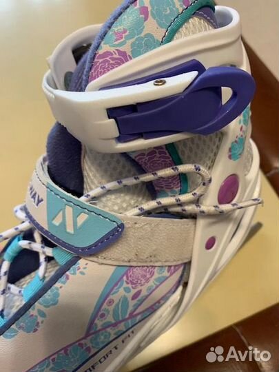 Коньки детские раздвижные р-р 31-36