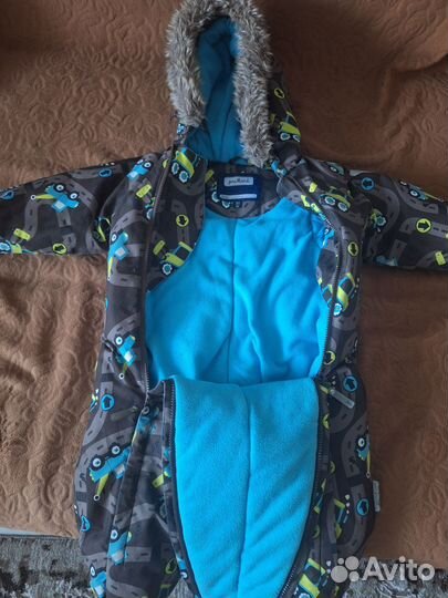 Зимний комбинезон 80 86 для мальчика