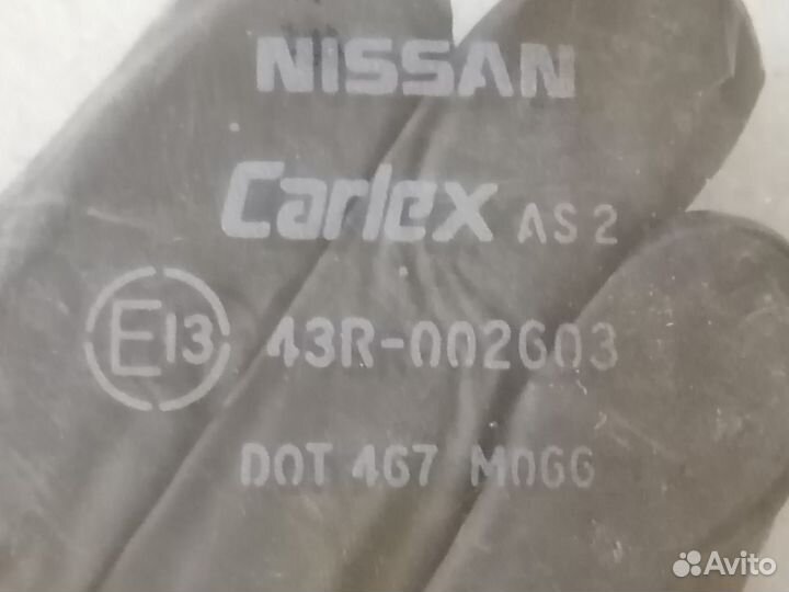 Стекло двери переднее правое Nissan Almera N15