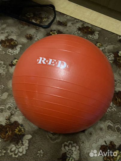 Надувной гимнастический мяч для фитнеса, 55 см