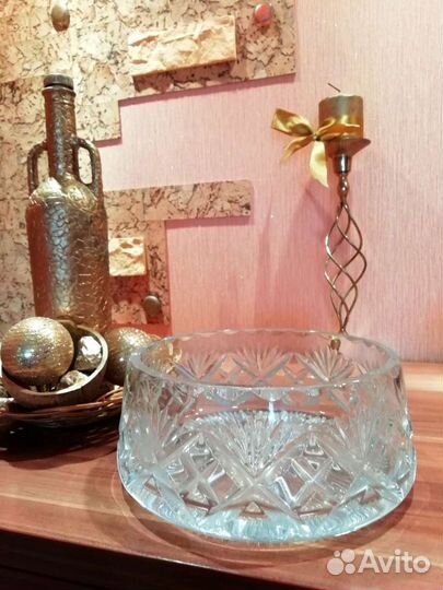 Хрустальные вазы для фруктов
