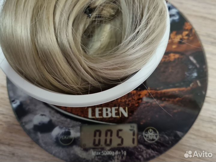 Волосы натуральные