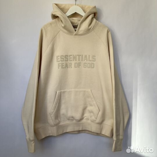 Худи Essentials Fear of God Egg Shell L Оригинал