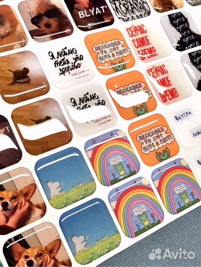 3D стикеры для телефона от прямого производителя