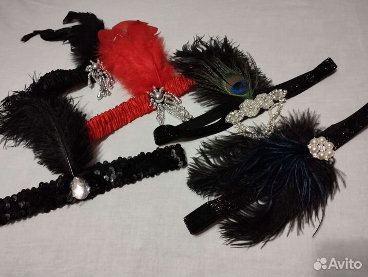 Повязка на голову в стиле Гэтсби