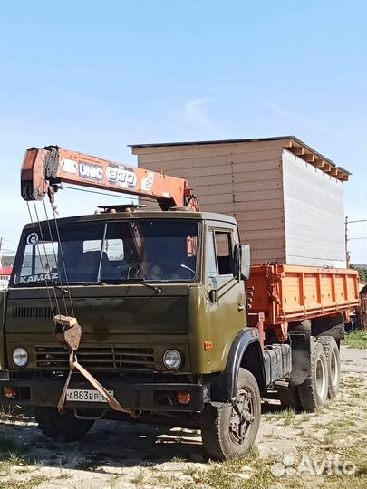 Кран манипулятор-самосвал