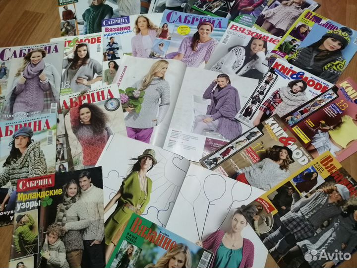 Журналы для вязания крючком и спицами
