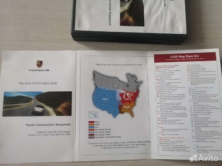 DVD Навигация Porsche Communication Managemen