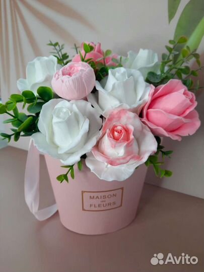 Букет цветов из мыла