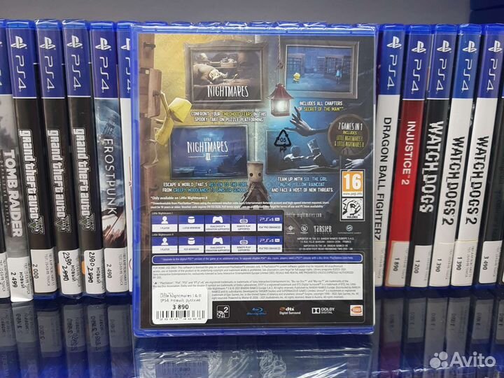Little nightmares 1&2 (ps4, новый)