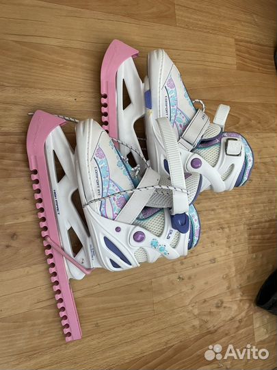 Коньки детские раздвижные 31 36
