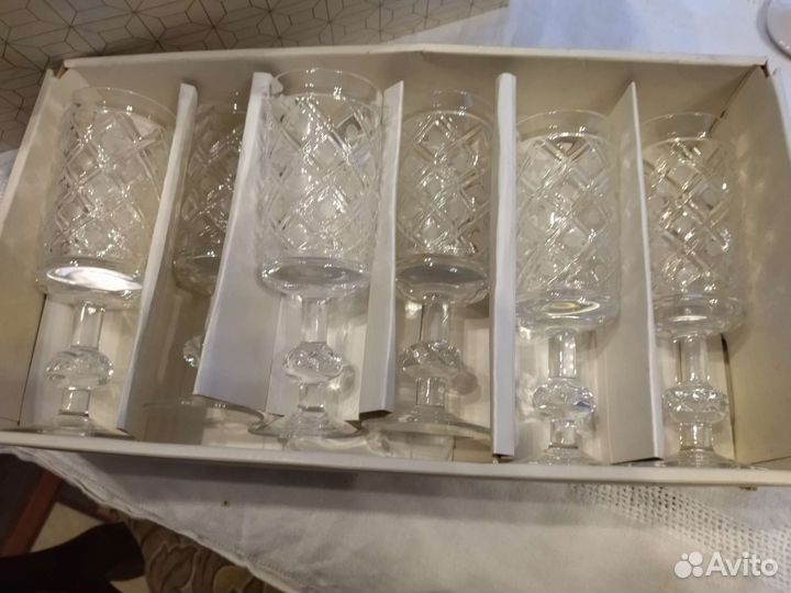 Фужеры Новогодние лзхс новые в коробке