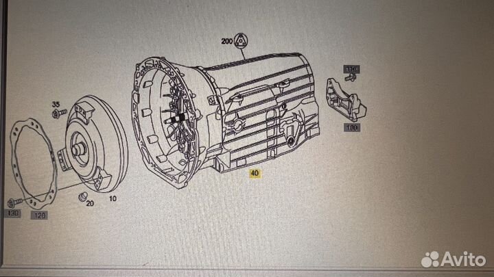 Акп 722.904 на Mercedes GL W166