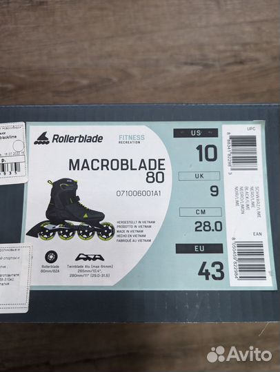 Ролики Macroblade 80