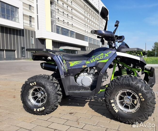 Квадроцикл Motoland 125 Wild X Pro Серый