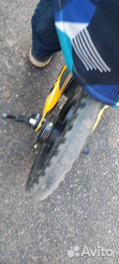 Беговел Small Rider Roadster Sport 5 EVA, желтый