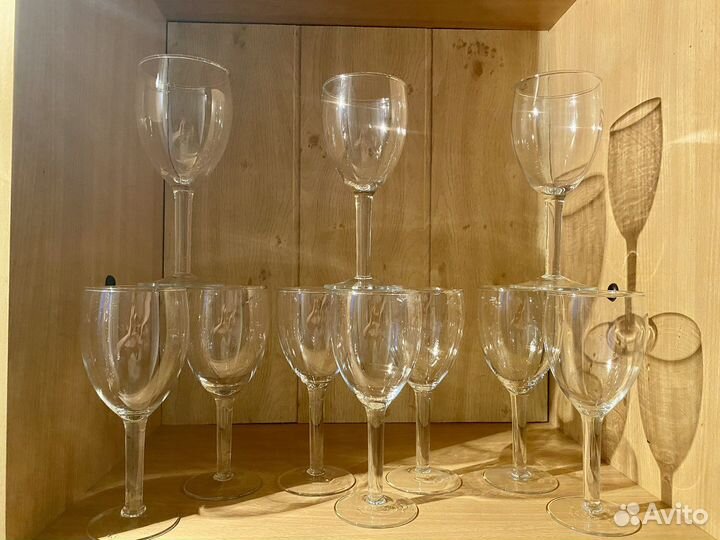 Набор 10 штук фужеры новые Икея