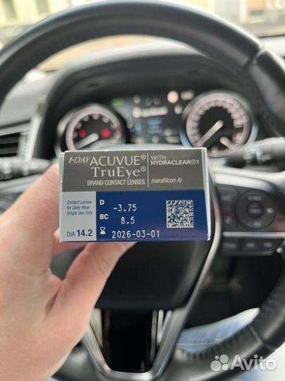 Линзы контактные acuvue trueye