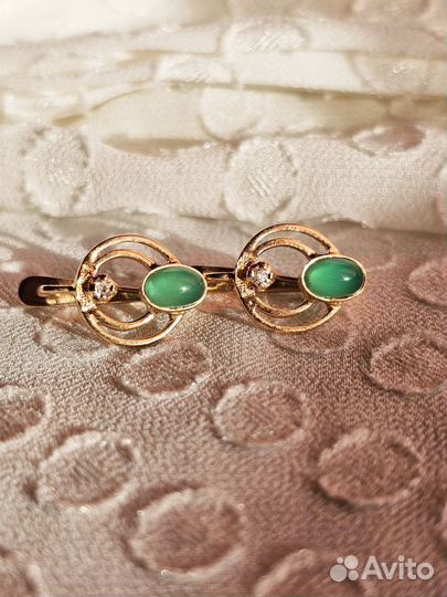 Золотые серьги 583 СССР