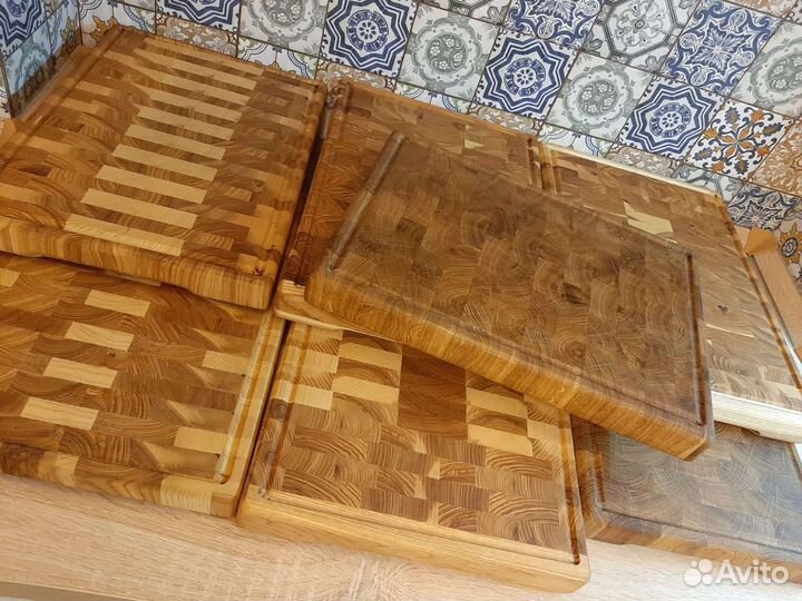 Доска кухонная из дуба и ясеня