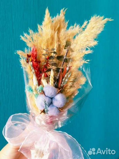 Создание букетов из сухоцветов