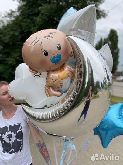 Воздушные шары на выписку с доставкой