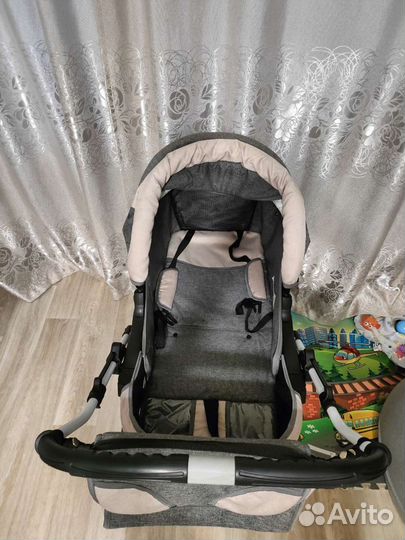 Коляска-трансформер Babyton Pillo OX Grey-Beige