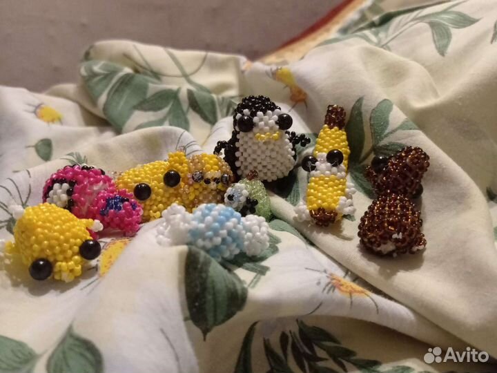 Фигурки из бисера