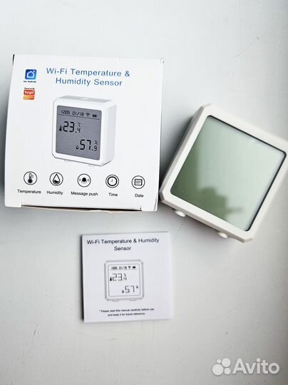 Wi-Fi датчик температуры и влажности Tuya