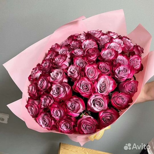 Цветы розы букет