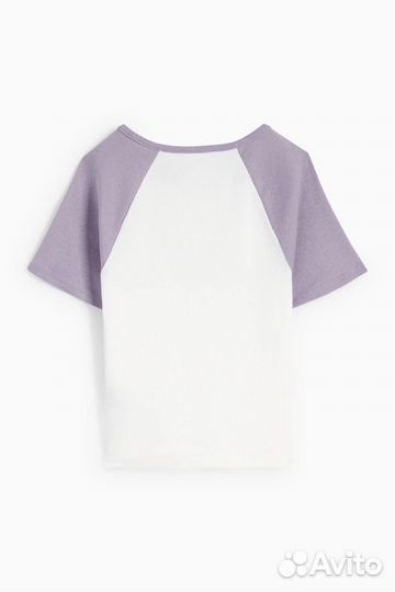Футболка короткая для девочки 140