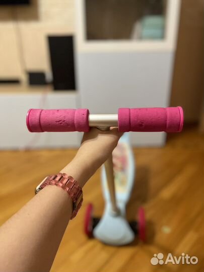 Самокат детский трехколесный reaction princess