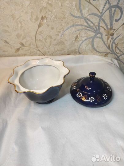 Ваза конфетница СССР Бронницы