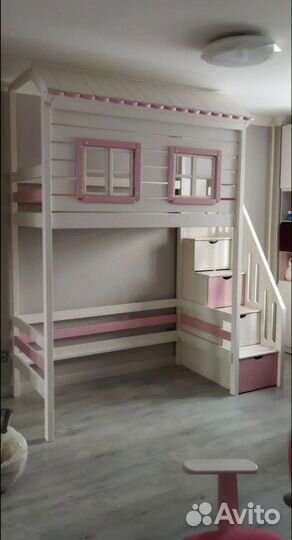 Кровать Чердак-двухъярусная