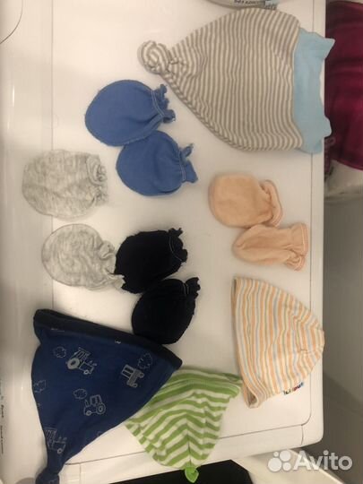 Детские вещи коробкой от 0-3 мес
