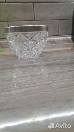 Салатник хрустальный