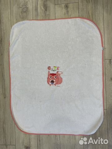 Плед детский плюшевый