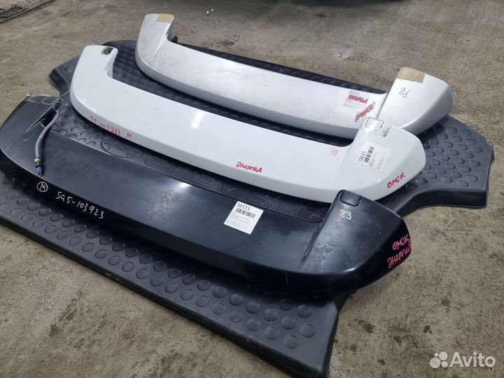 Спойлер на subaru forester sg5 s11