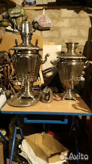 Самовары угольные СССР люкс