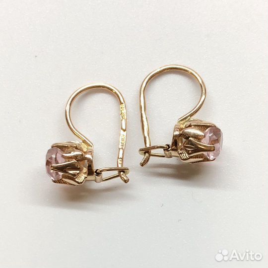 Золотые серьги