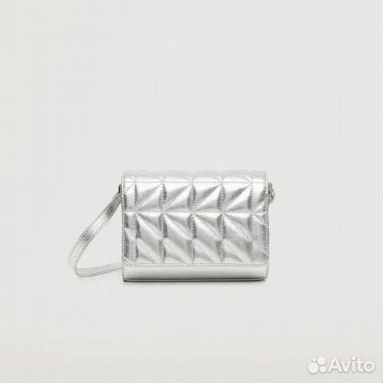 Сумка серебристая Mango