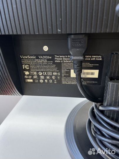Монитор ViewSonic VA2026 (с1)