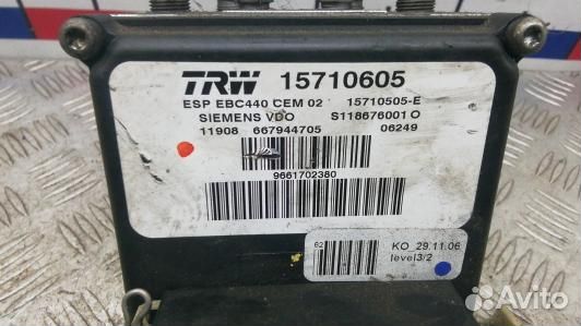 Блок ABS peugeot 407 (GDN20KW01)