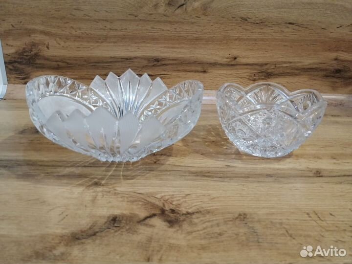 Салатник хрустальный