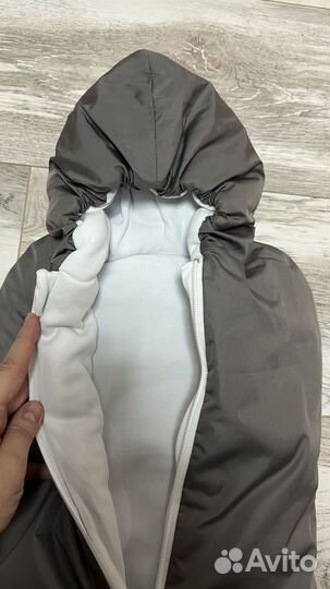 Зимний конверт для новорожденных