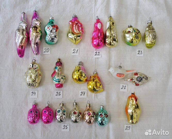 Елочные игрушки СССР